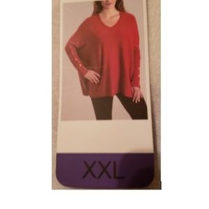 RXB Oversized Red Sweater NWT!